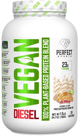 Levně Perfect Sports Diesel Vegan 100% Plant Based Protein 700 g - vanilka