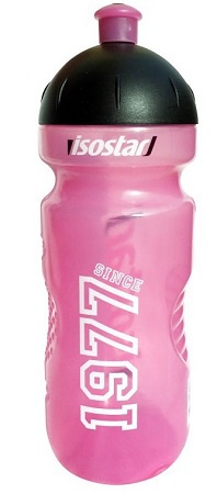 Isostar Láhev Bidon 650 ml - růžová Since 1977 (pushpull)