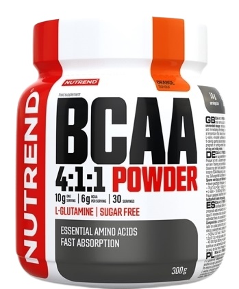 Levně Nutrend BCAA 4:1:1 Powder 300 g - pomeranč