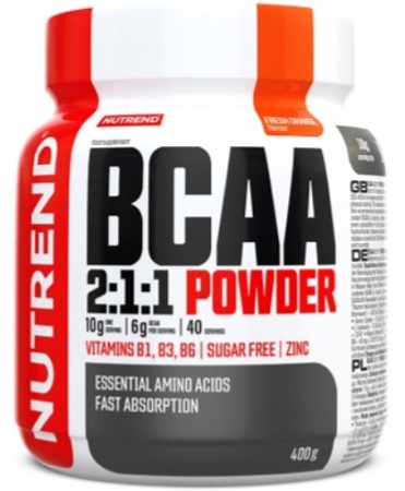 Nutrend BCAA 2:1:1 Powder 400 g - pomeranč