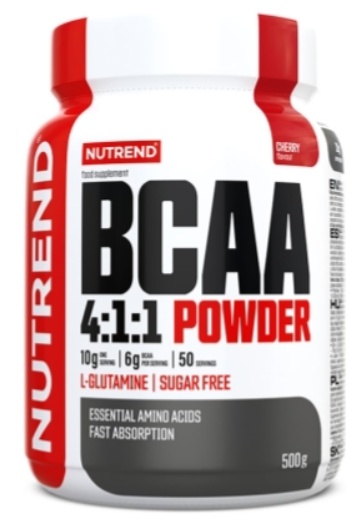 Levně Nutrend BCAA 4:1:1 Powder 500 g - pomeranč