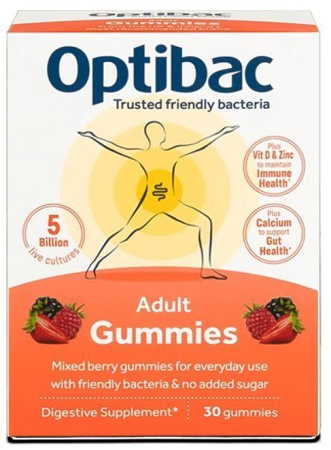 Levně Optibac Adult Gummies (Želé s probiotiky pro dospělé) 30 gummies