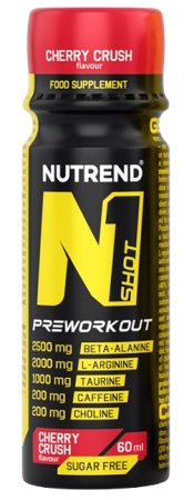 Nutrend N1 PRE-WORKOUT Shot 60 ml - třešeň