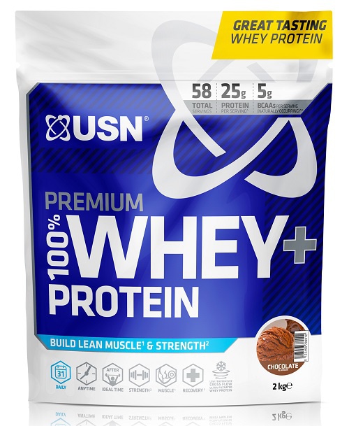 USN (Ultimate Sports Nutrition) USN 100% Whey Protein Premium 2000 g - vanilka