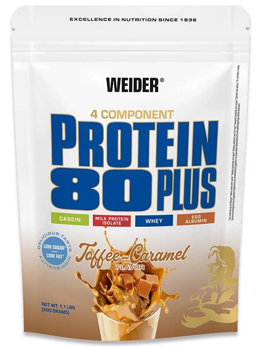 Levně Weider Protein 80 Plus 500 g - toffee/karamel