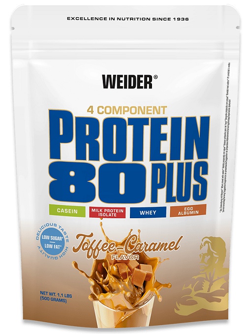 Weider Protein 80 Plus 500 g - toffee/karamel