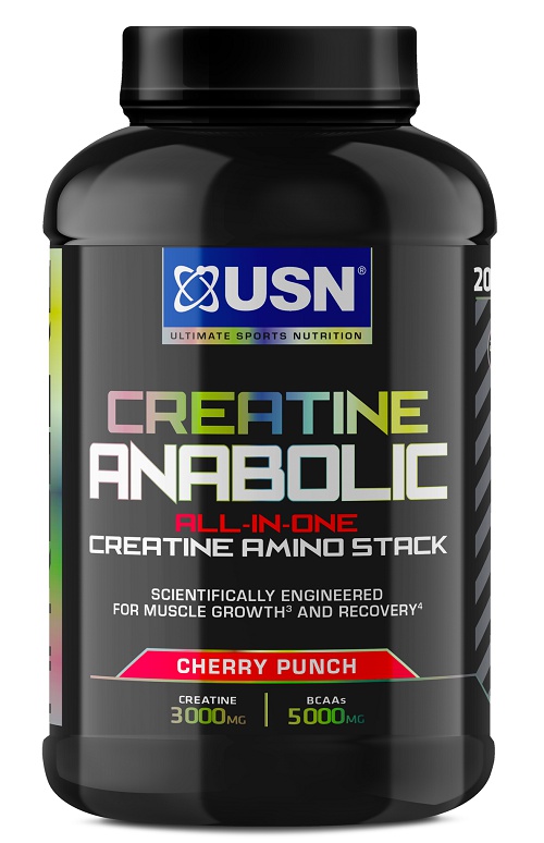 Levně USN (Ultimate Sports Nutrition) USN Creatine Anabolic 900 g - třešeň