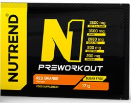Nutrend N1 PRE-WORKOUT - 17g - červený pomeranč