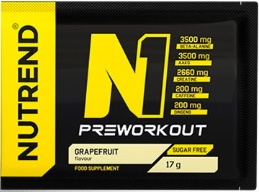 Nutrend N1 PRE-WORKOUT - 17g - grep