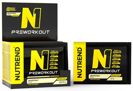 Nutrend N1 PRE-WORKOUT 10x17g - grep