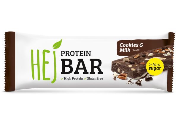 Levně HEJ Protein Bar 60 g - Cookies & Milk