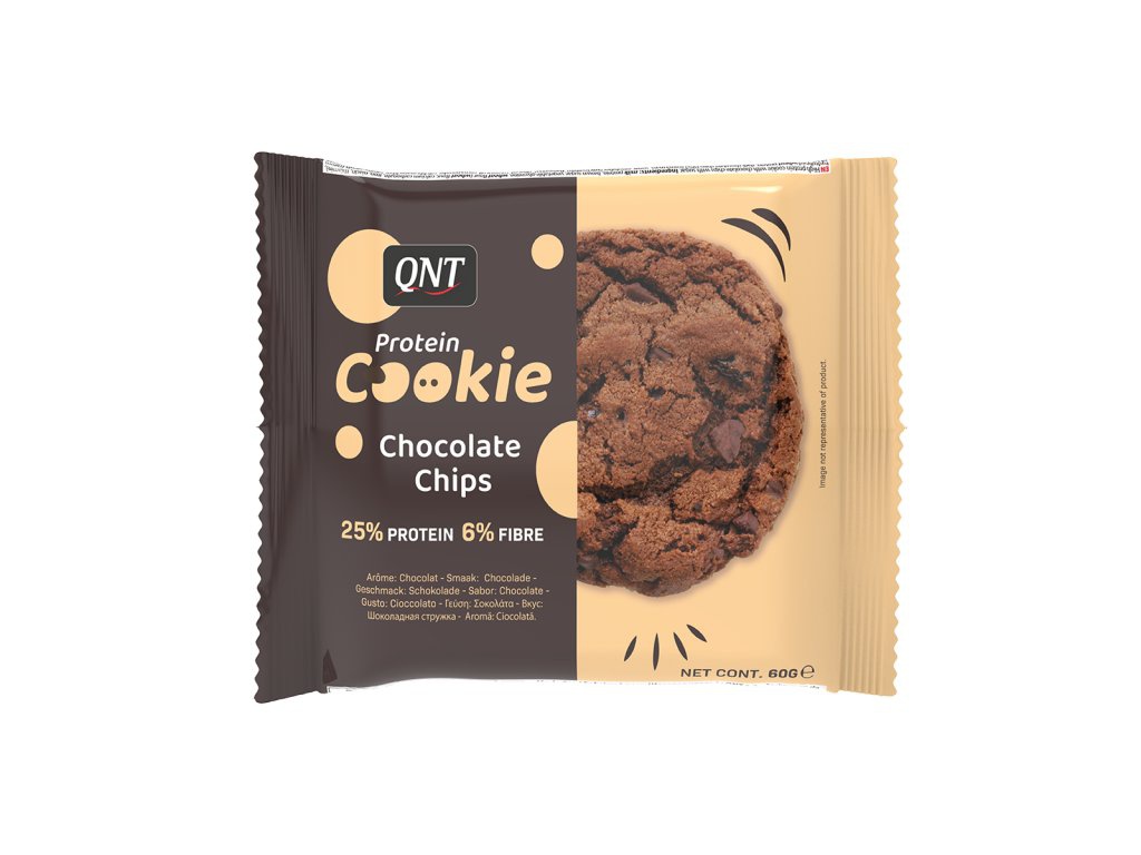 Levně QNT Protein Cookie 60 g - chocolate chips