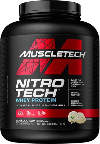 Levně MuscleTech Nitro-Tech 1800 g - Vanilla