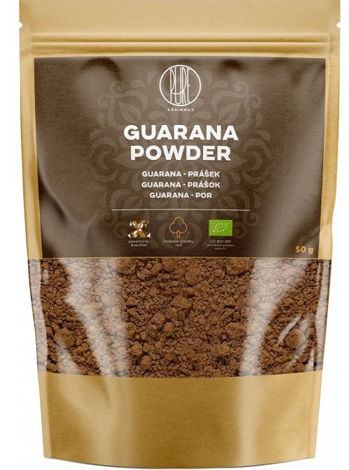 Brainmax Pure Guarana BIO prášek 50g