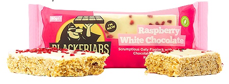 Blackfriars The Fab 5 Flapjack 90 g - malina/bílá čokoláda
