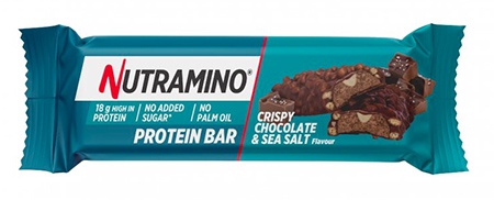 Levně Nutramino Protein Bar 55 g - křupavá čokoláda/mořská sůl