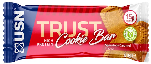 Levně USN (Ultimate Sports Nutrition) USN Trust Cookie Bar 60g - speculoos caramel