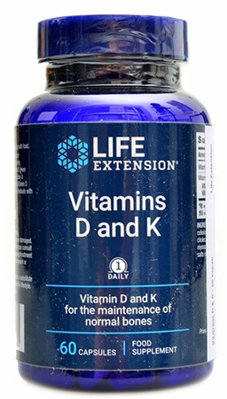 Life Extension Vitamins D and K 60 kapslí