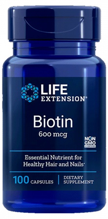 Levně Life Extension Biotin 100 kapslí
