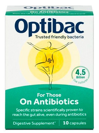 Levně Optibac On Antibiotics (Probiotika při antibiotikách) 10 kapslí