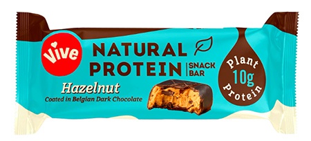 Levně Vive Natural Protein Snack Bar 50 g - lískový ořech