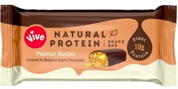 Levně Vive Natural Protein Snack Bar 49 g - arašídové máslo