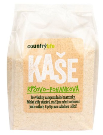 Country life Kaše rýžovo-pohanková 300 g VÝPRODEJ (POŠK. OBAL)