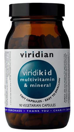 Levně Viridian Nutrition Viridian Viridikid Multivitamin 90 kapslí