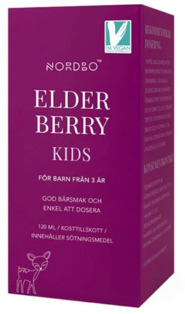 Levně Nordbo Elderberry Kids (Extrakt z černého bezu pro děti) 120 ml