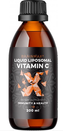Levně BrainMax Tekutý Lipozomální Vitamín C 200 ml