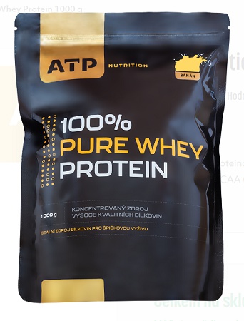 Levně ATP Nutrition 100% Pure Whey Protein 1000 g - banán