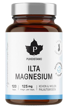 Puhdistamo Night Magnesium 120 kapslí