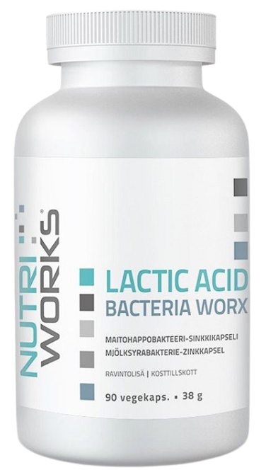 Levně NutriWorks Lactic Acid Bacteria Worx 90 kapslí