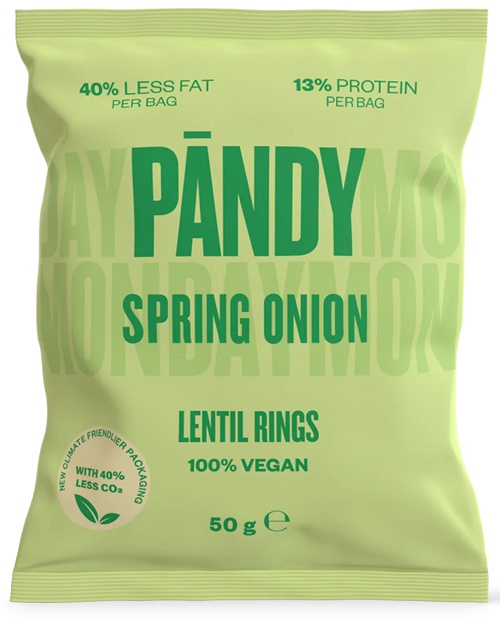 Levně Pandy čočkové chipsy 50 g - spring onion