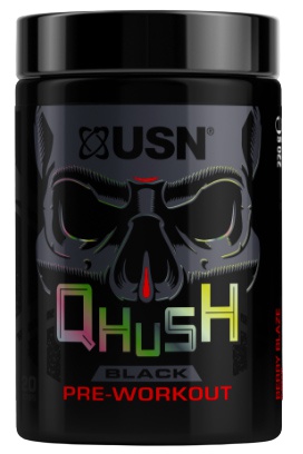 Levně USN (Ultimate Sports Nutrition) USN Qhush Black 220 g - bobulový plamen