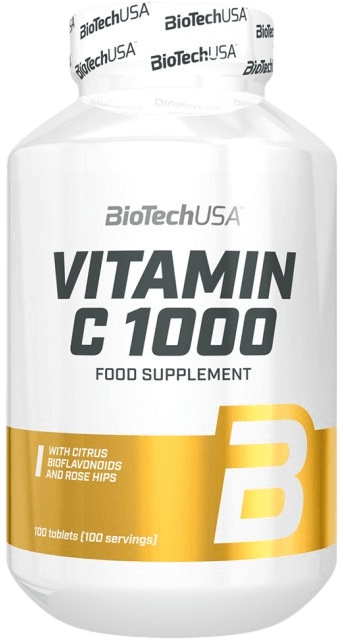 BioTech USA Vitamín C 1000 mg 100 tablet