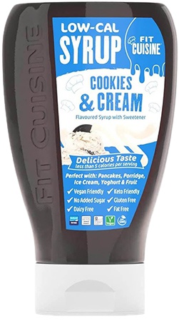 Levně Applied Nutrition Fit Cuisine Low-Cal Sweet Syrup 425 ml - cookie & cream