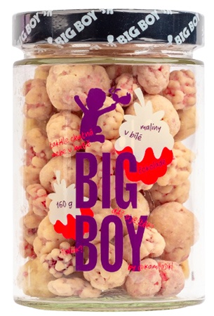 BIG BOY® Maliny v bílé čokoládě by @kamilasikl 160g