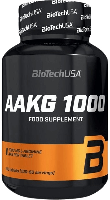 BioTech USA AAKG 100, Arginin, 100 tablet