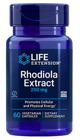 Levně Life Extension Rhodiola Extrakt 250 mg 60 kapslí