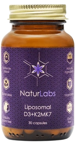 Levně NaturLabs Liposomální Vitamín D3 + K2 30 kapslí