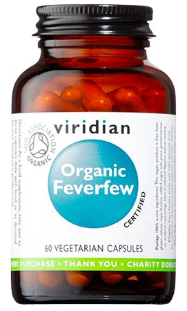 Levně Viridian Nutrition Viridian Feverfew Organic 60 kapslí