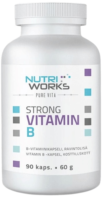 Levně NutriWorks Strong Vitamin B 90 kapslí