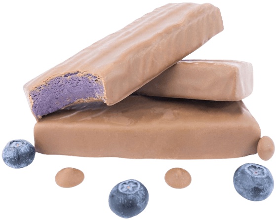 Levně BrainMax Pure Proteinová tyčinka 60 g - borůvkový cheesecake
