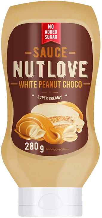 Levně All Nutrition Allnutrition Nutlove sauce 280 g - white chocolate peanut