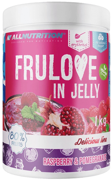 Levně All Nutrition AllNutrition Frulove in Jelly 1000 g - malina/granátové jablko