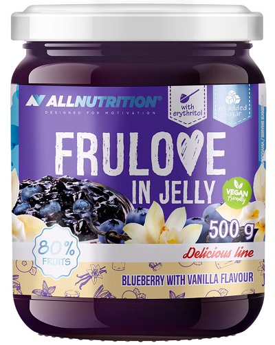 Levně All Nutrition AllNutrition Frulove In Jelly 500 g - borůvka s vanilkou