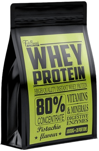 FitBoom Whey Protein 80 % 1000 g - pistácie