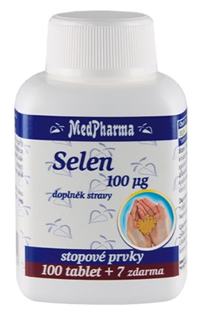 Levně Medpharma Selen 100 mcg 107 tablet