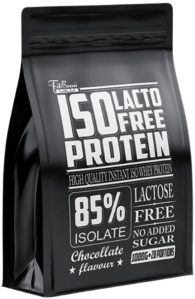 Levně FitBoom ISO LactoFree Protein 85 % 1000 g - čokoláda